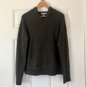 Green Knit Hoodie